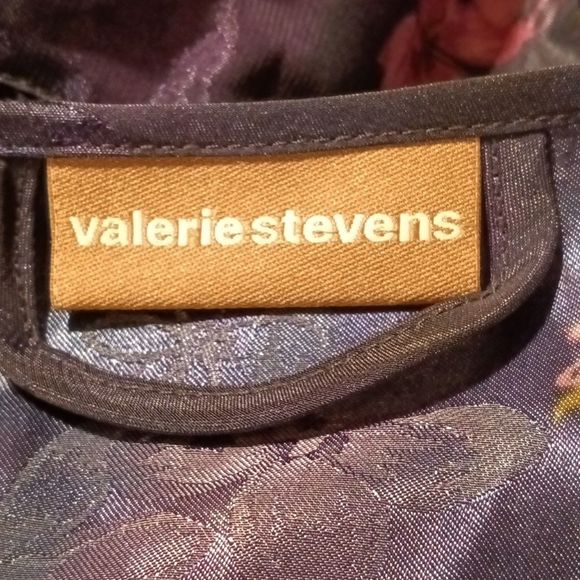 Valerie Stevens Full Length Purple Floral Print Kimono Robe with pockets… - Picture 5 of 7